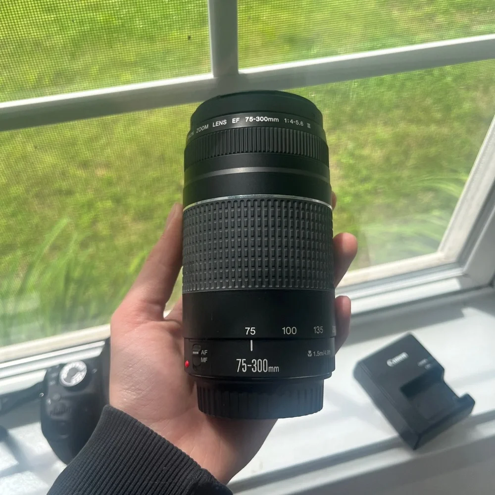 Canon T-5 Camera + Lense + Travel Bag. Had for a few years and never used!